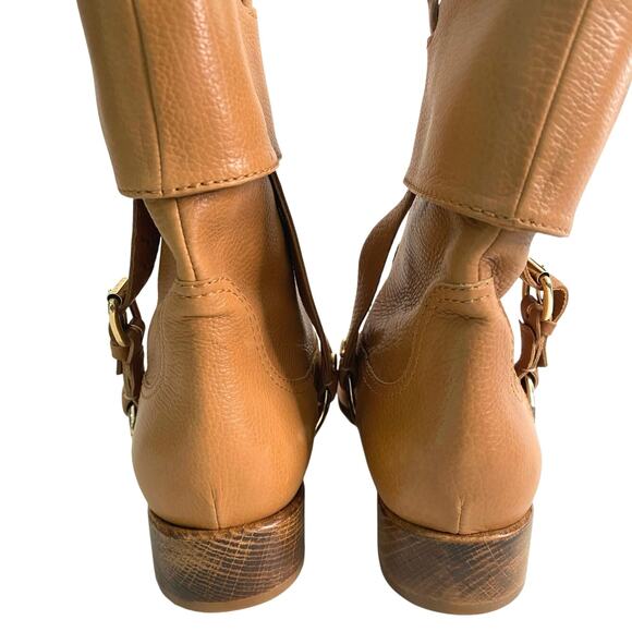 NWT CELINE Boho Equestrian Leather Buckle Boots MADE IN ITALY  SIZE 10 - Picture 9 of 16